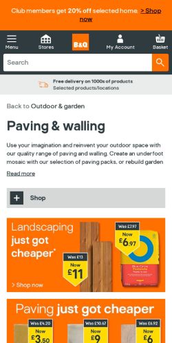 Mobile page screenshot