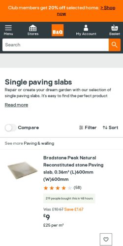 Mobile page screenshot