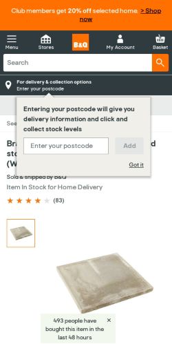 Mobile page screenshot
