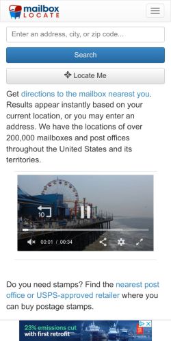 Mobile page screenshot