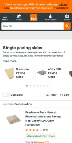 Mobile page screenshot