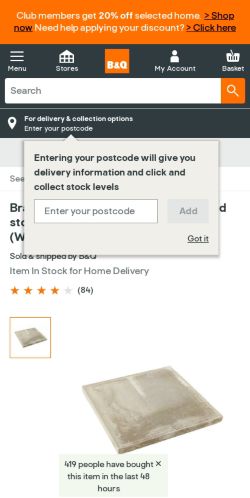 Mobile page screenshot