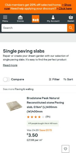 Mobile page screenshot