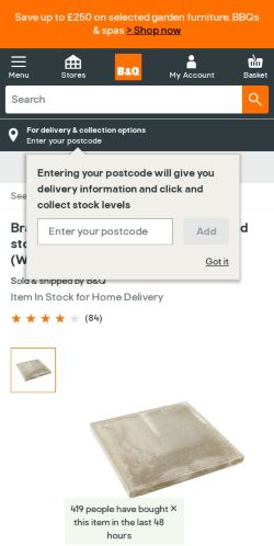Mobile page screenshot