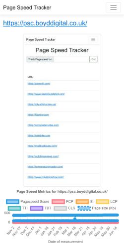 Mobile page screenshot