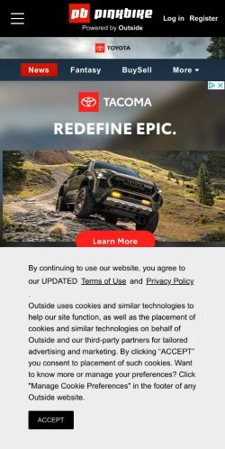 Mobile page screenshot