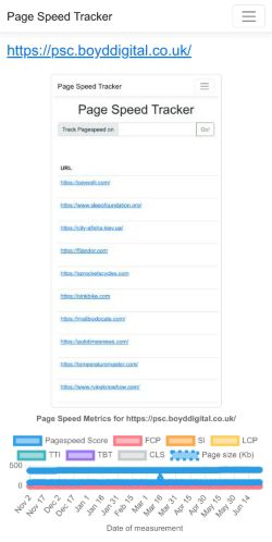 Mobile page screenshot