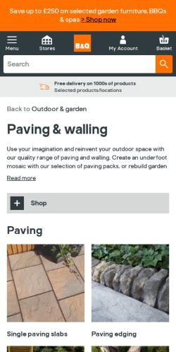 Mobile page screenshot