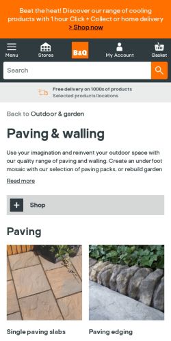 Mobile page screenshot