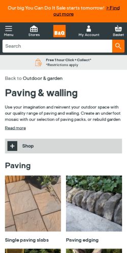 Mobile page screenshot