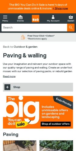 Mobile page screenshot