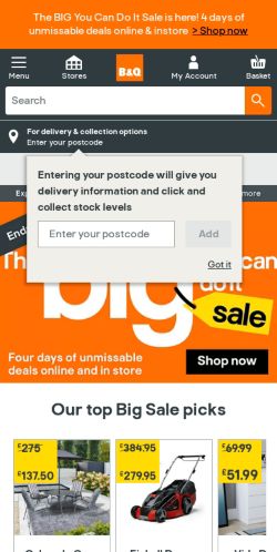 Mobile page screenshot