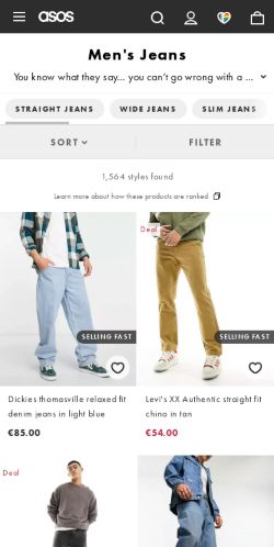 Mobile page screenshot