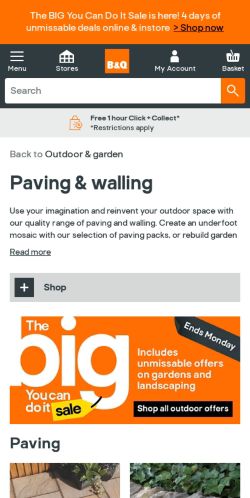 Mobile page screenshot