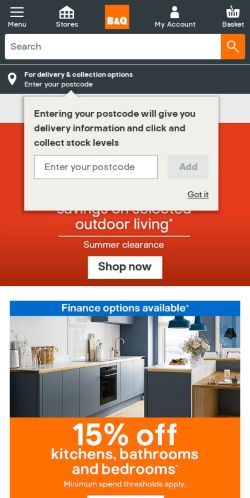 Mobile page screenshot
