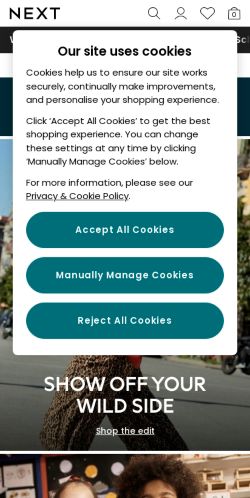 Mobile page screenshot