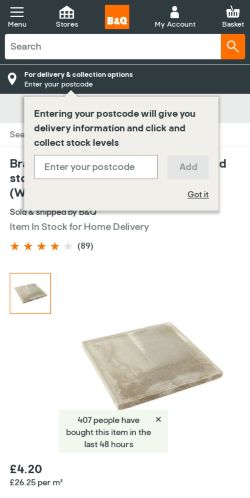 Mobile page screenshot