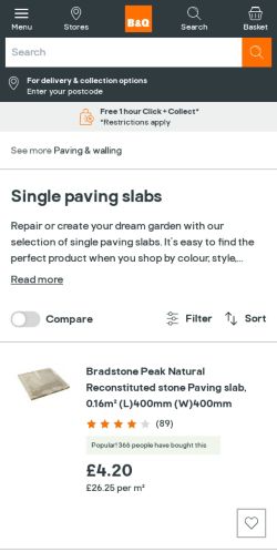 Mobile page screenshot