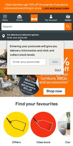 Mobile page screenshot