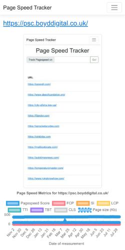 Mobile page screenshot