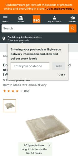 Mobile page screenshot