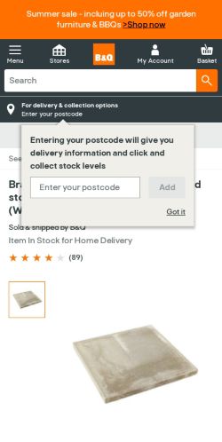 Mobile page screenshot