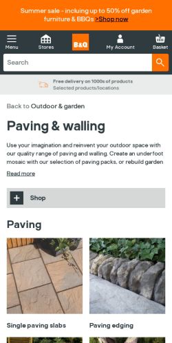 Mobile page screenshot