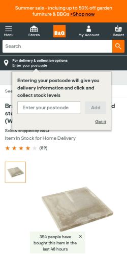 Mobile page screenshot