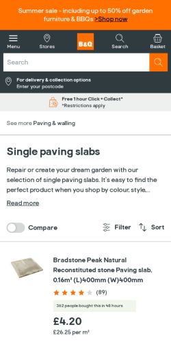 Mobile page screenshot