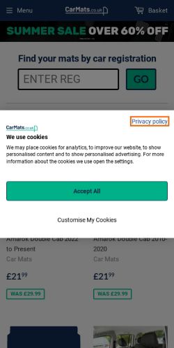 Mobile page screenshot