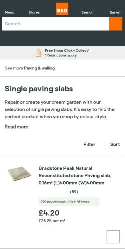 Mobile page screenshot