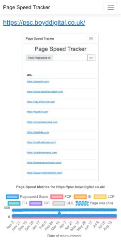 Mobile page screenshot