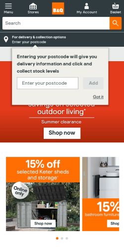 Mobile page screenshot