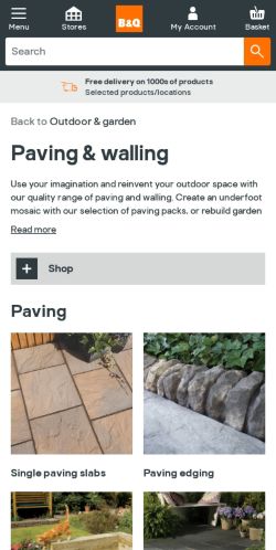 Mobile page screenshot