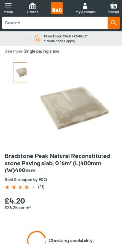 Mobile page screenshot