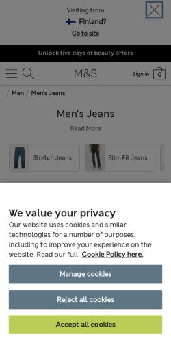 Mobile page screenshot