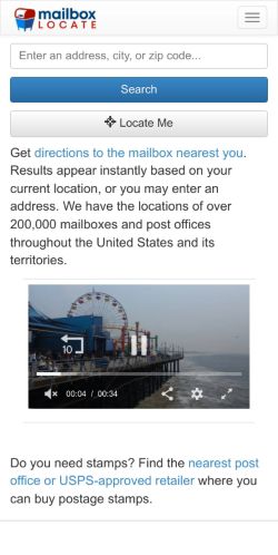 Mobile page screenshot