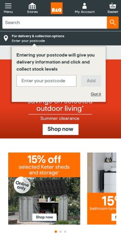 Mobile page screenshot