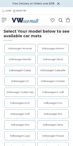 Mobile page screenshot