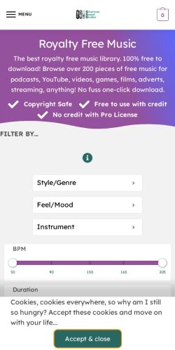 Mobile page screenshot