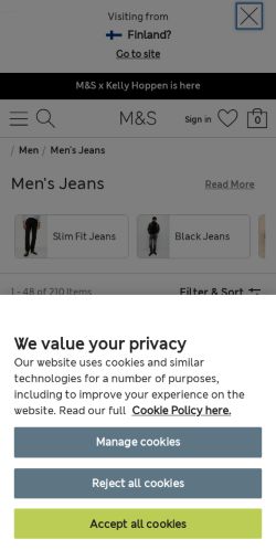 Mobile page screenshot