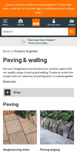 Mobile page screenshot