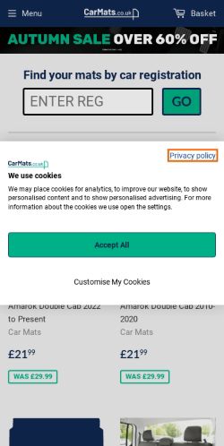 Mobile page screenshot
