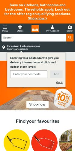 Mobile page screenshot