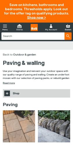 Mobile page screenshot