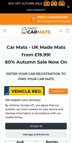 Mobile page screenshot