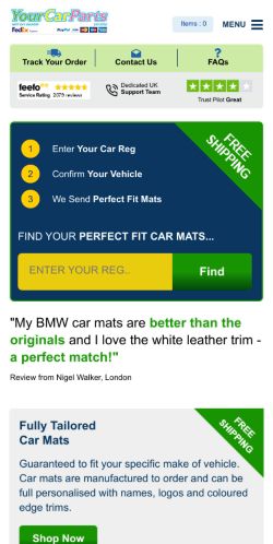 Mobile page screenshot