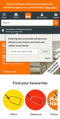 Mobile page screenshot