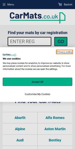 Mobile page screenshot