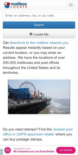 Mobile page screenshot